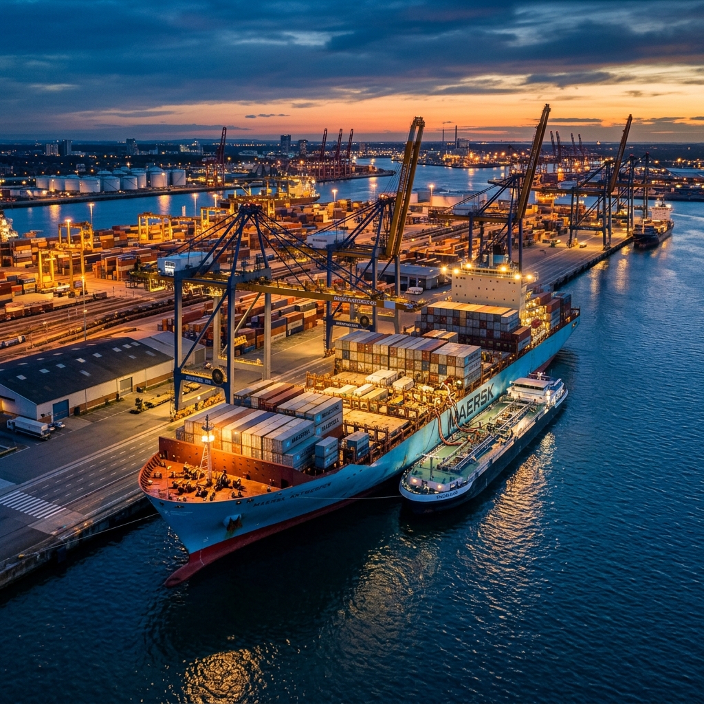 Maritime operations at port